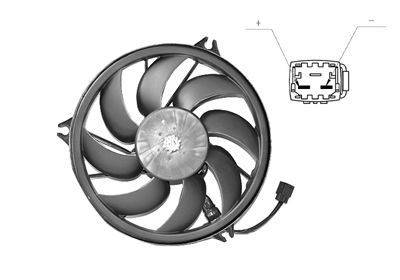 VAN WEZEL Ventilators, Motora dzesēšanas sistēma 4028748